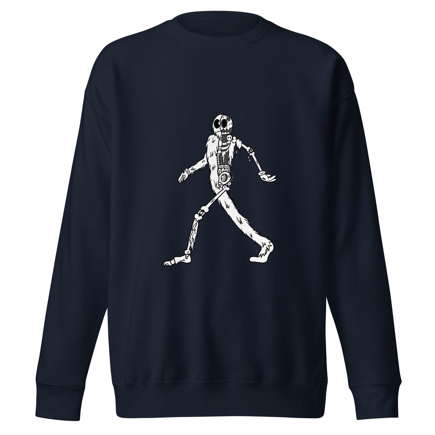 OG YETI Black & White - Premium Unisex Crewneck Sweatshirt