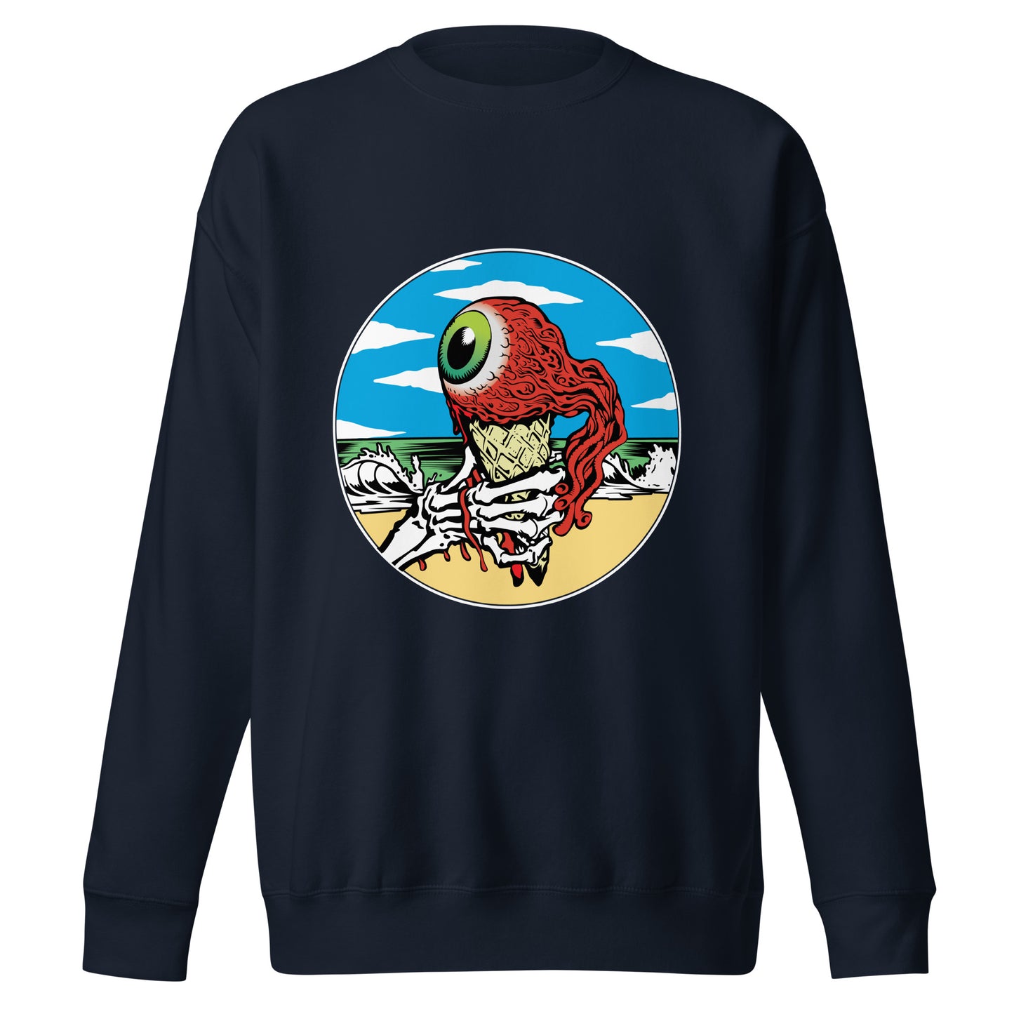 Cone Eye - Premium Unisex Crewneck Sweatshirt