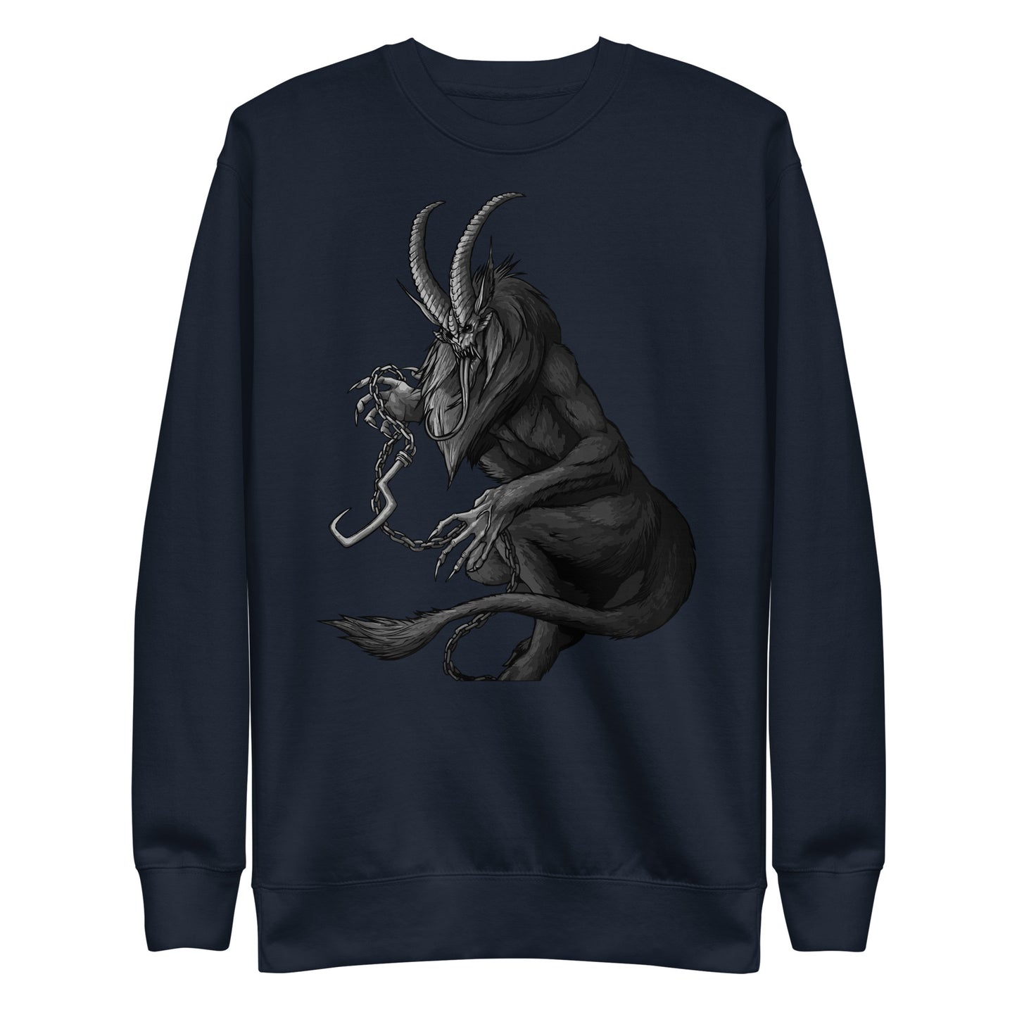 Krampus B&W - Unisex Premium Sweatshirt