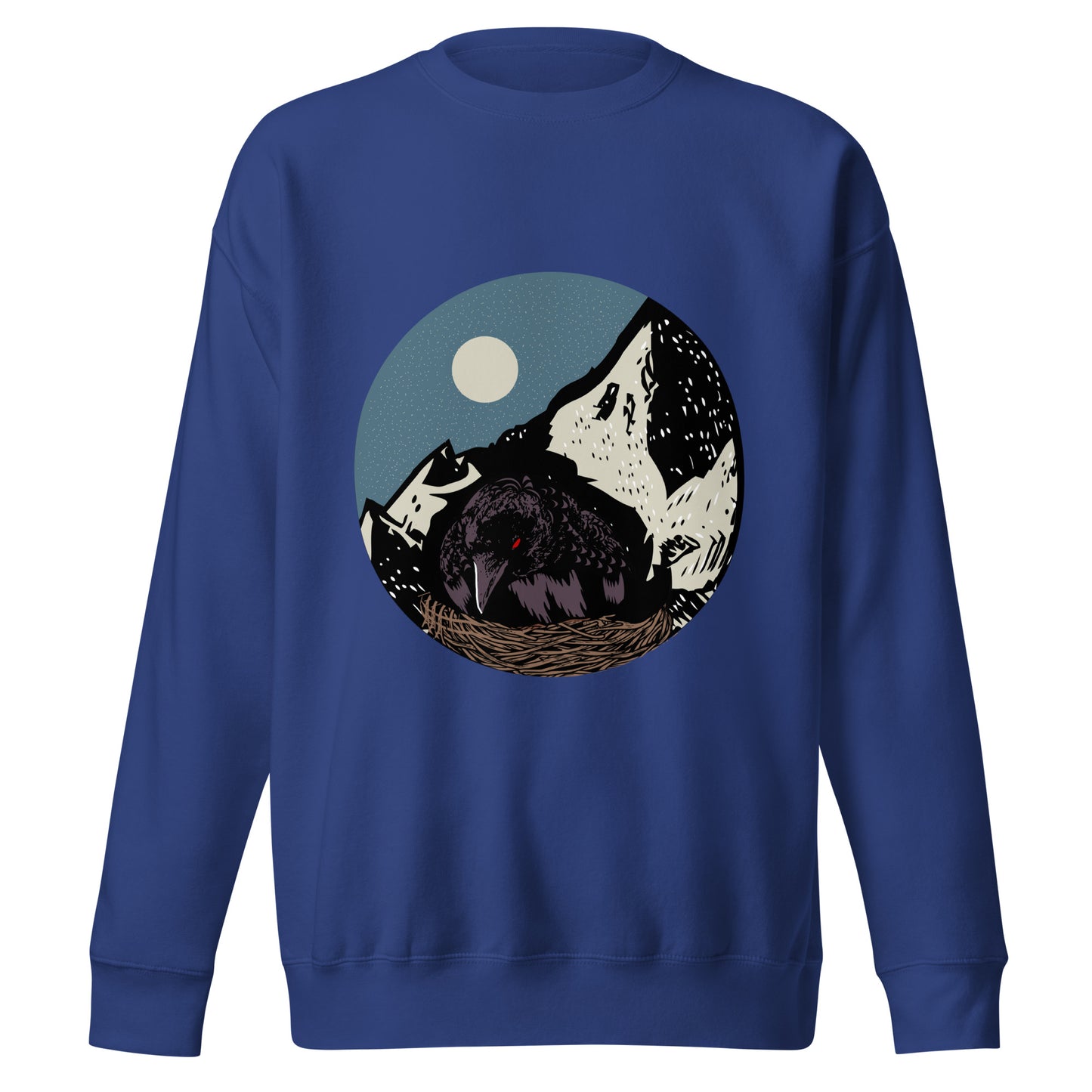 Treevy CROW - Premium Unisex Crewneck Sweatshirt