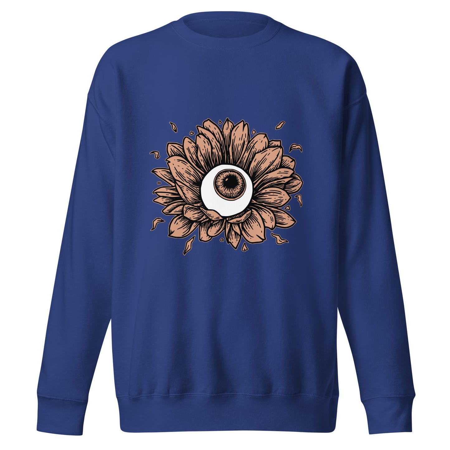 Cornea flower - Premium Unisex Crewneck Sweatshirt