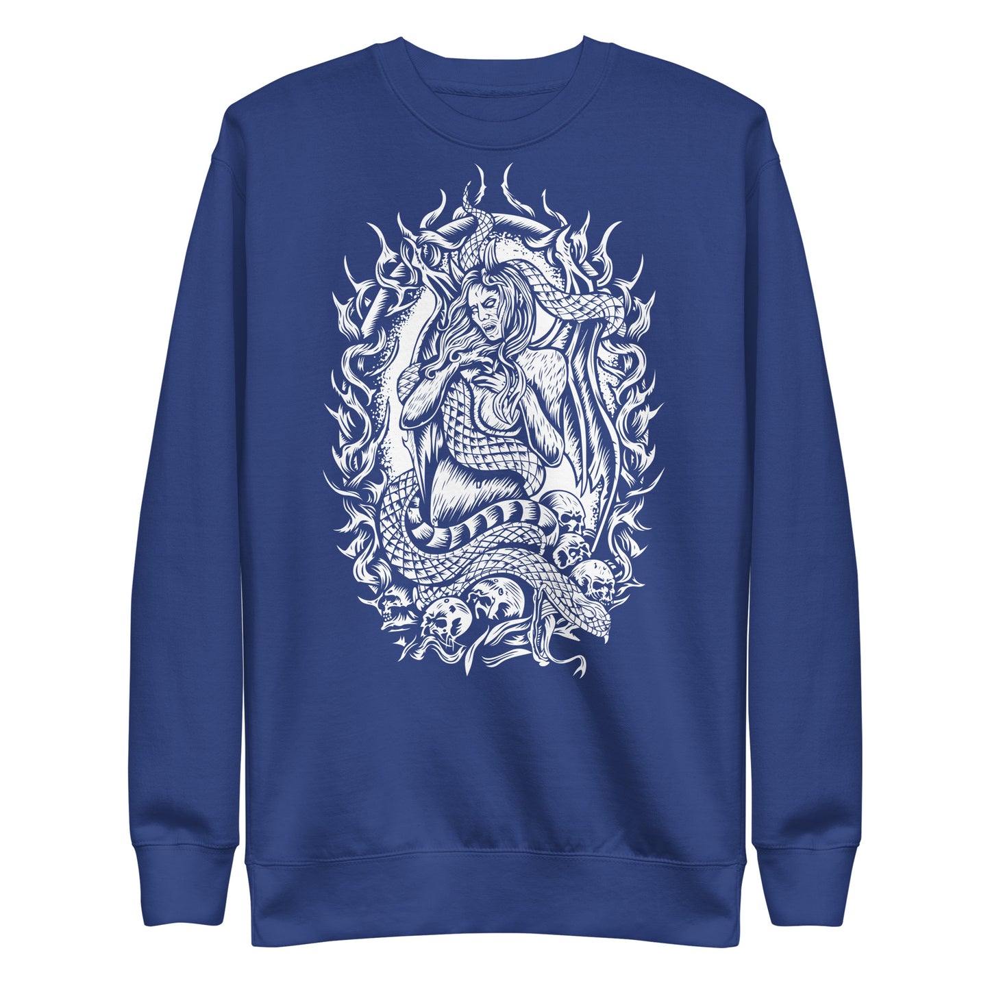 Medusa (B&W) - Unisex Premium Sweatshirt