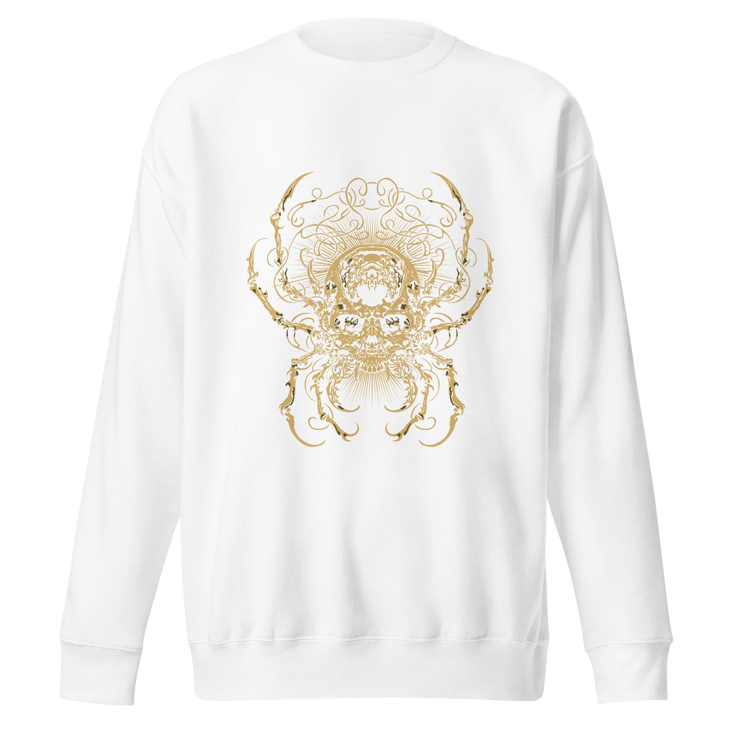 Skull Spider - Premium Unisex Crewneck Sweatshirt