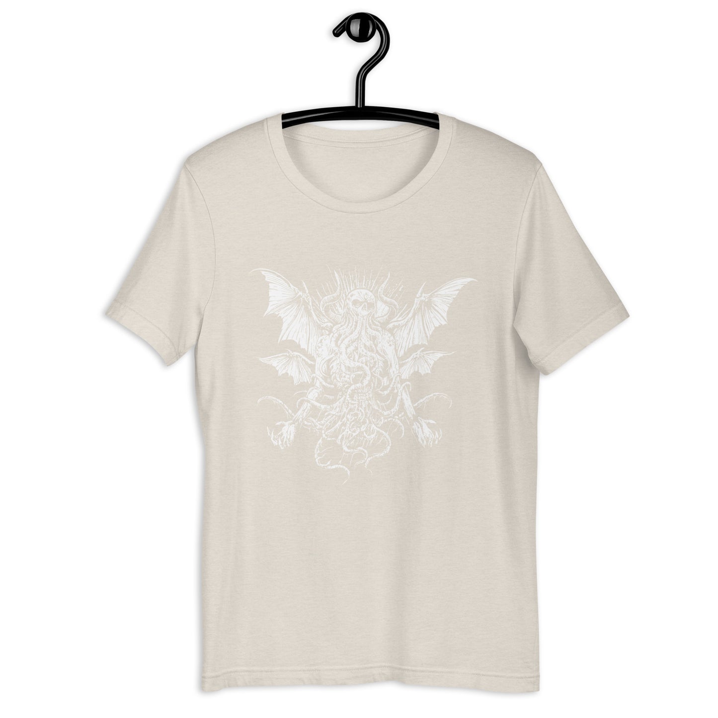 Manacing Cthulhu (B&W) - Unisex t-shirt