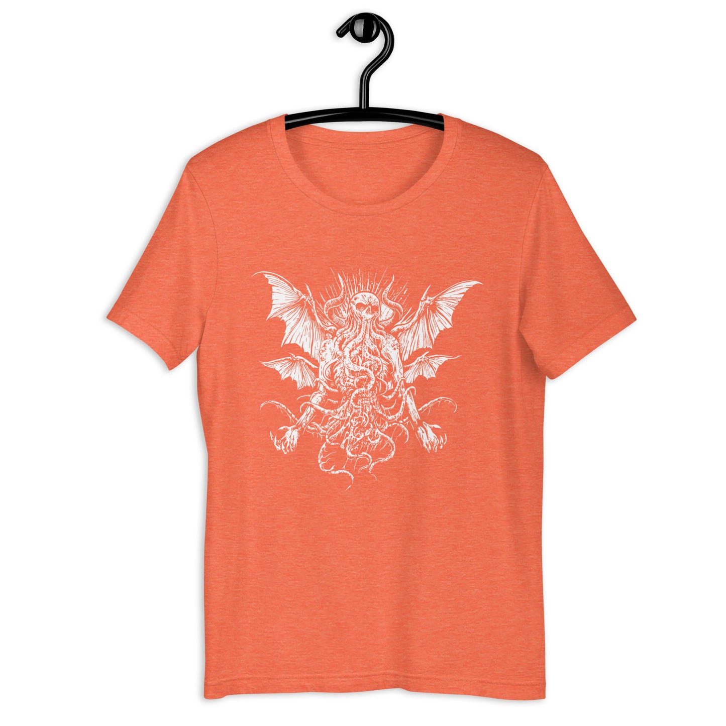 Manacing Cthulhu (B&W) - Unisex t-shirt