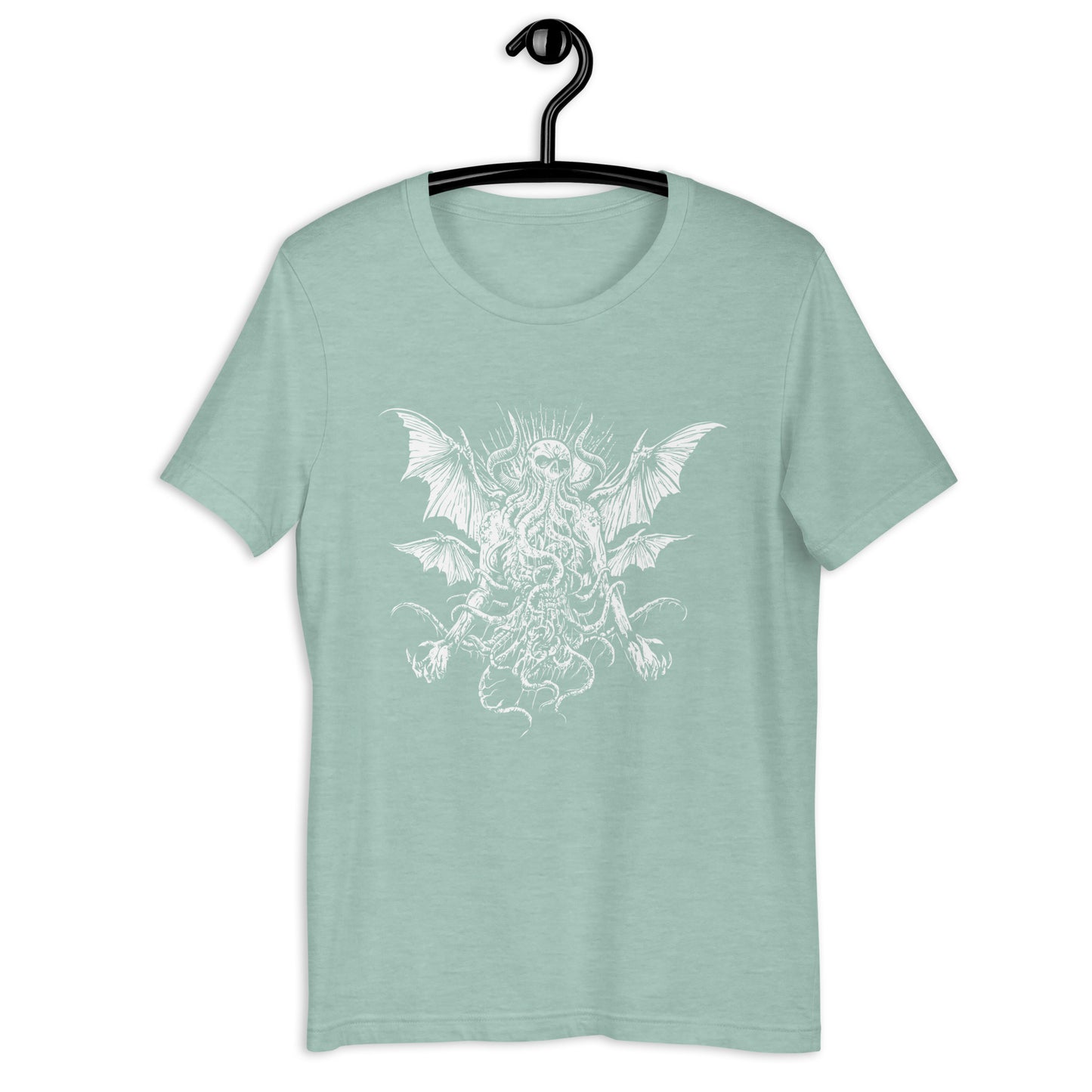 Manacing Cthulhu (B&W) - Unisex t-shirt
