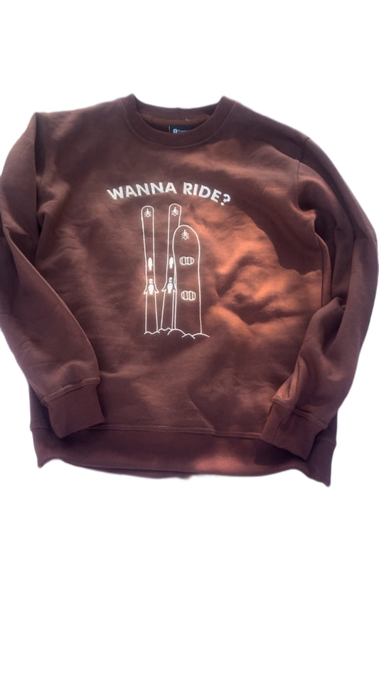 'Wanna Ride?' Crewneck