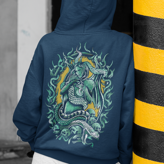 Medusa - Premium Unisex Hoodie (Design on the Back)