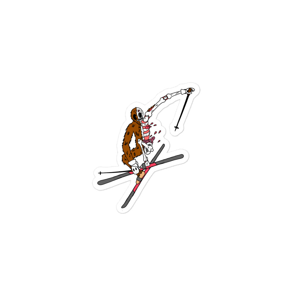 Ski Yeti - Bubble-free stickers
