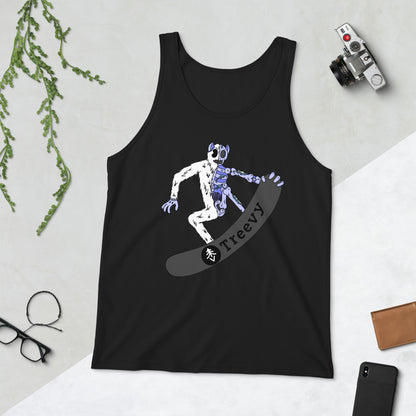 Snowboarding Yeti - Unisex Tank Top
