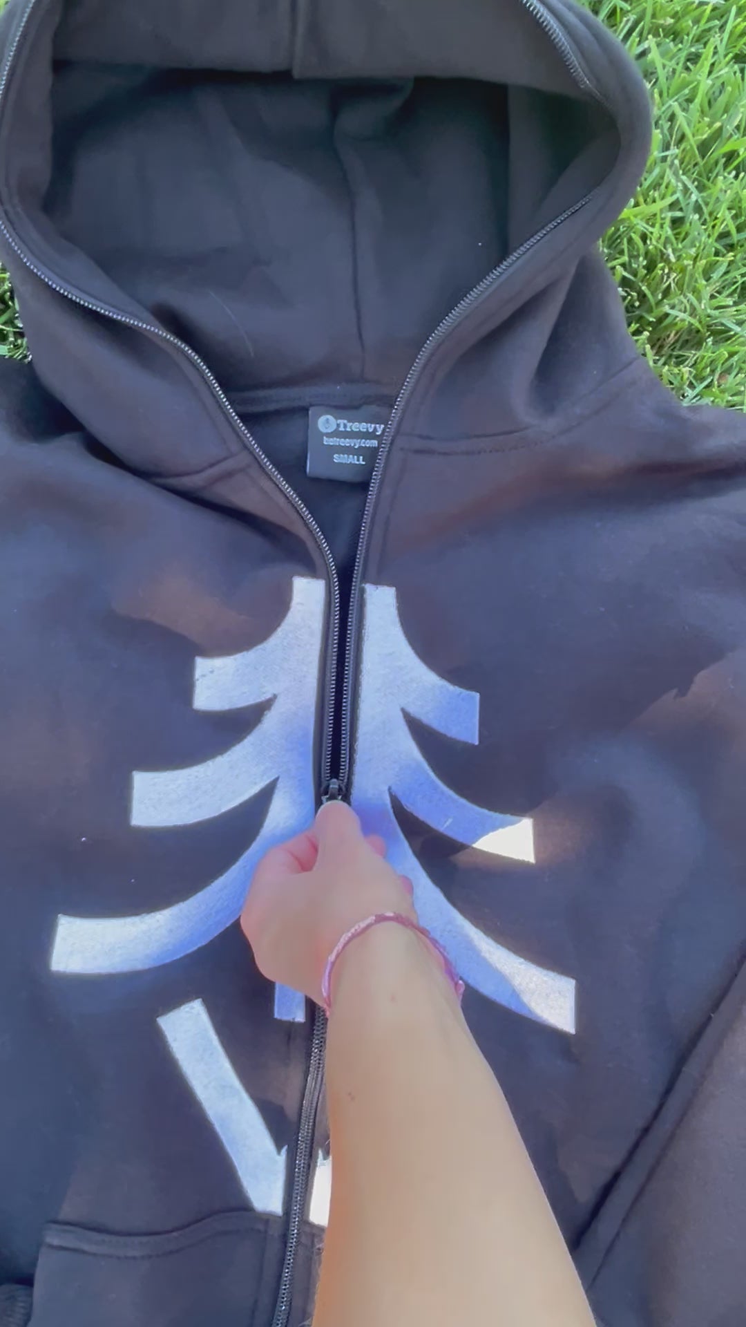パーカー・フーディ YESEYESEE Y.E.S Mountain Hoodie 5MM394 さらに100円引き◇YESEYESEE◇Y.E.S Painted Zip-up Hoodie