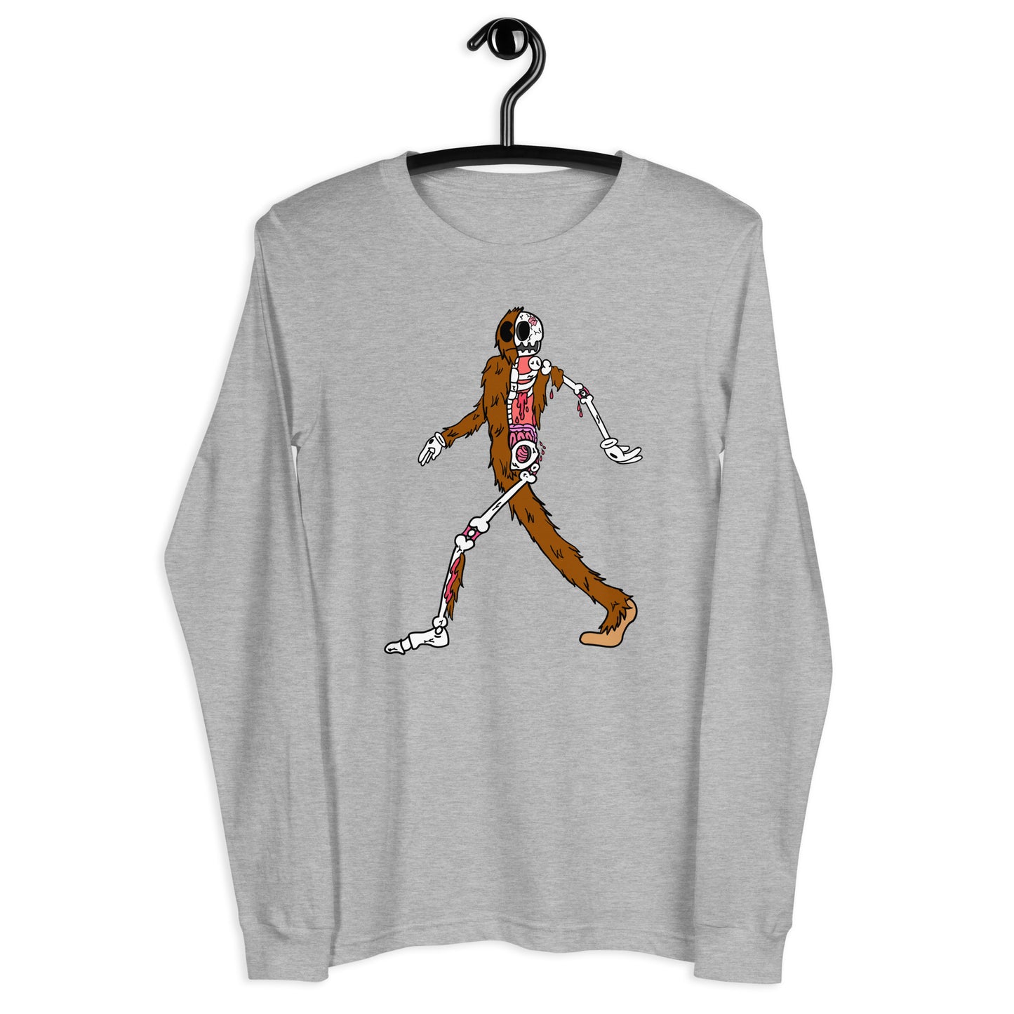 Walking Yeti - Unisex Long Sleeve Tee