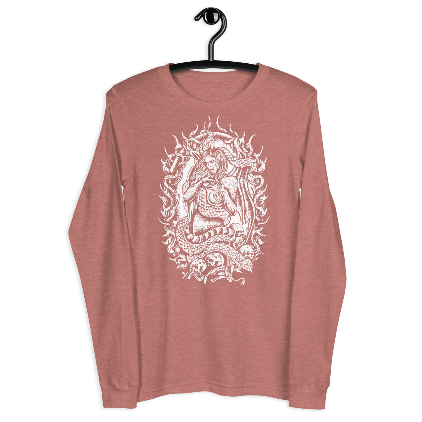 Medusa (B&W) - Unisex Long Sleeve Tee