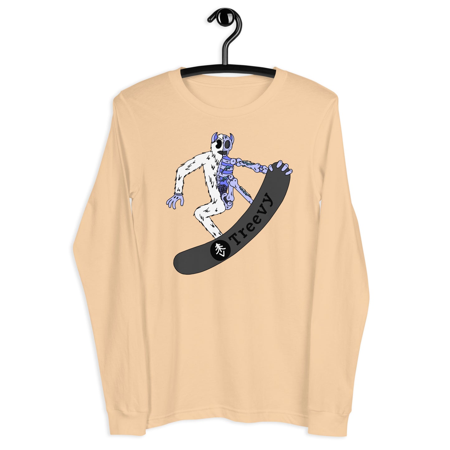 Snowboarding Yeti - Unisex Long Sleeve Tee