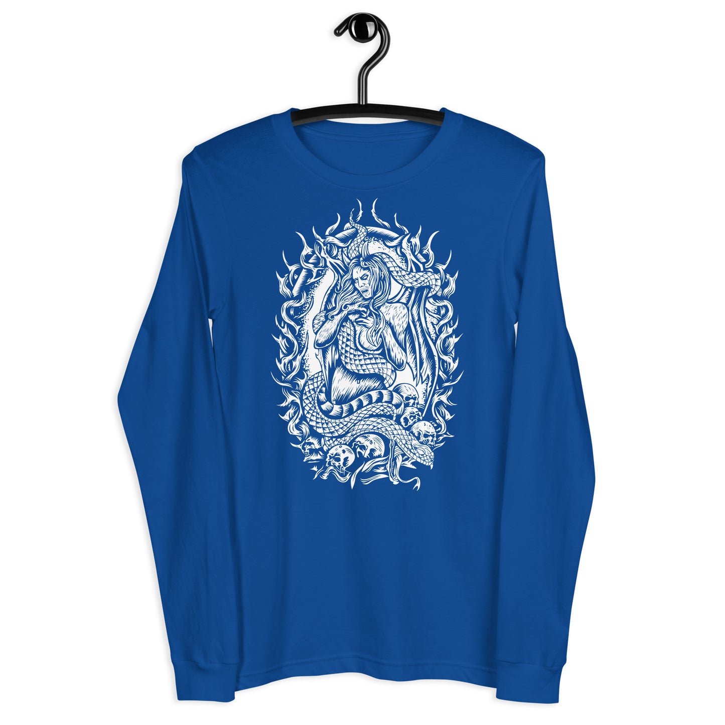 Medusa (B&W) - Unisex Long Sleeve Tee