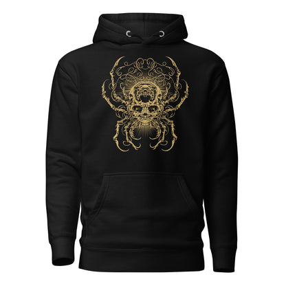 Skull Spider - Premium Unisex Hoodie - Design on the Front