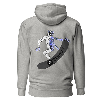 Snowboarding Yeti - Premium Unisex Hoodie