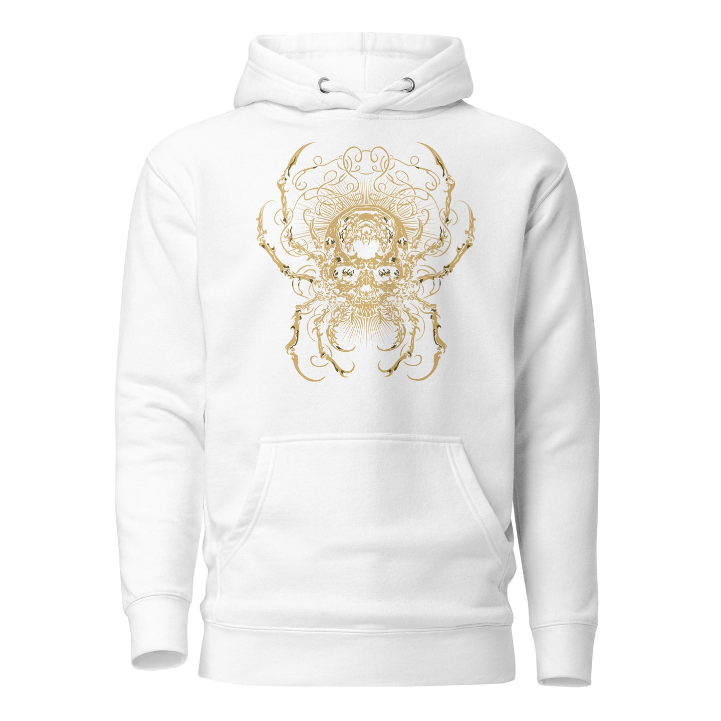 Skull Spider - Premium Unisex Hoodie - Design on the Front