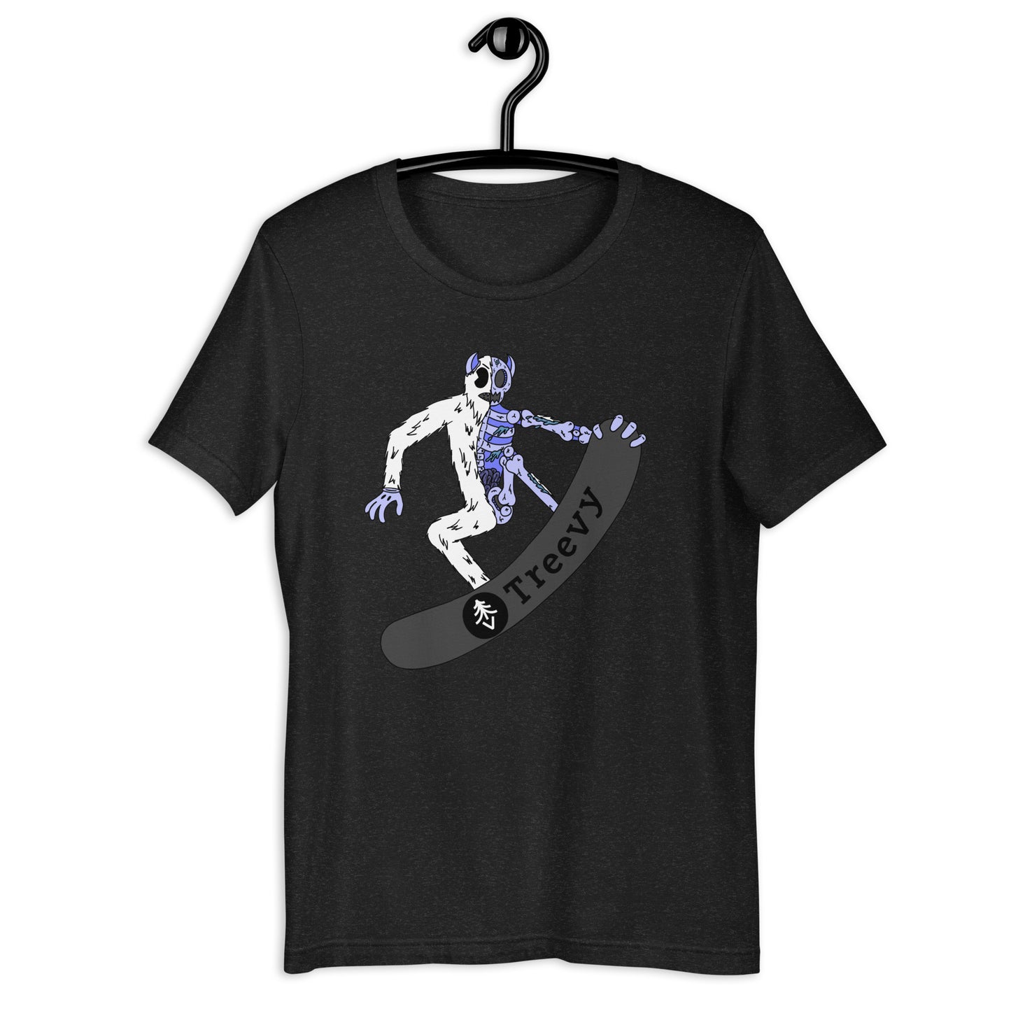 Snowboarding Yeti - Unisex t-shirt