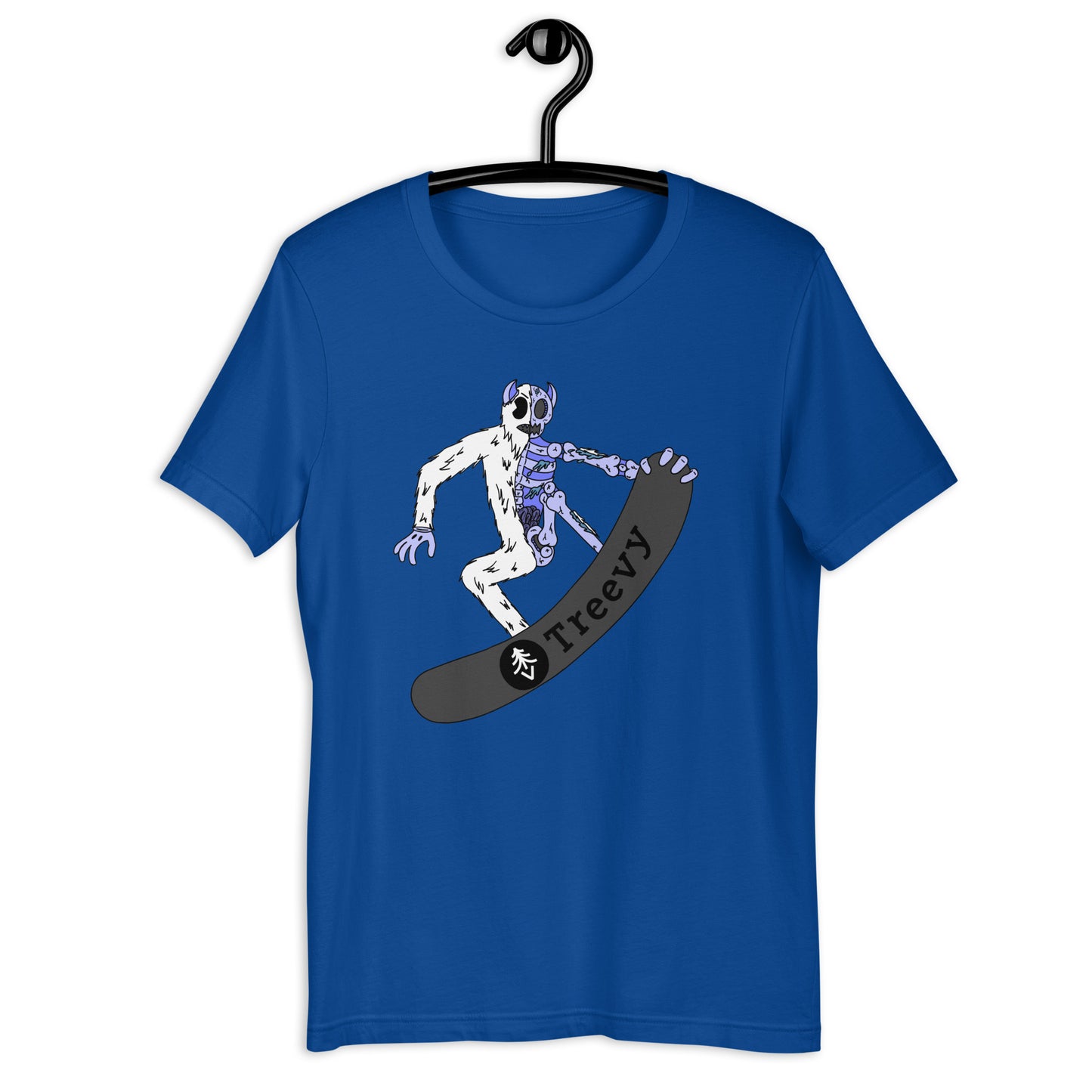 Snowboarding Yeti - Unisex t-shirt