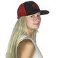 Treevy Black/Red Embroidered Trucker Hat