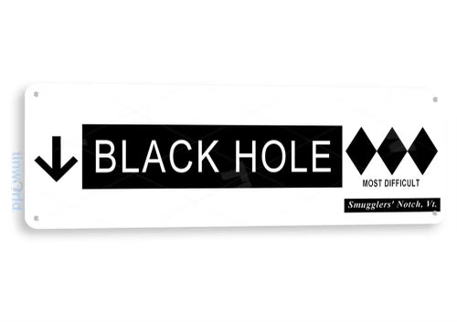 Black Hole Tin Sign