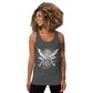 Manacing Cthulhu (B&W) - Unisex Tank Top