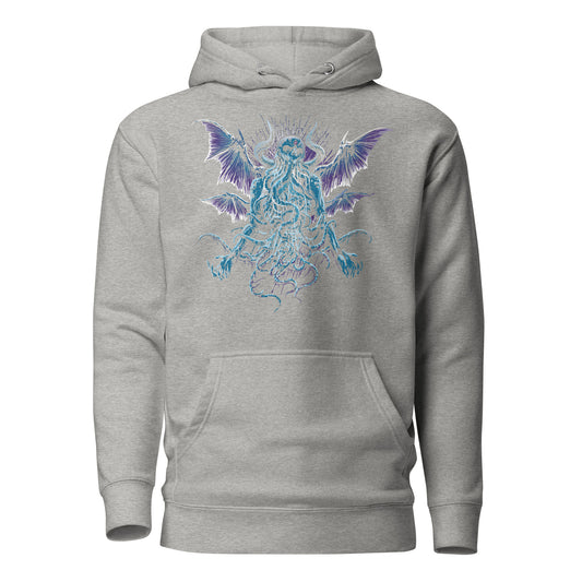 MENACING CTHULHU MONSTER - Premium Unisex Hoodie (Design on Front)