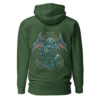 CTHULHU Monster - Premium Unisex Hoodie (Design on Back)