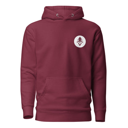 Treevy Crow Design - Premium Unisex Pullover Hoodie