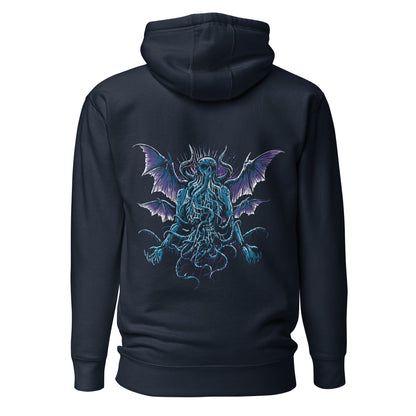 MENACING CTHULHU MONSTER - Premium Unisex Hoodie