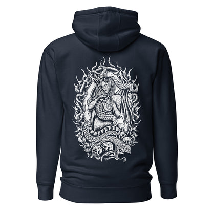 Medusa - Premium Unisex Hoodie (Design on Back)