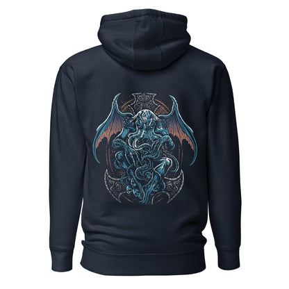 CTHULHU Monster - Premium Unisex Hoodie (Design on Back)