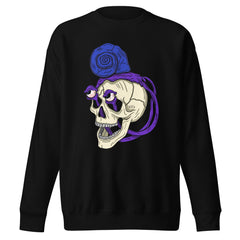 Treevy Snail Skull - Premium Unisex Crewneck Sweatshirt