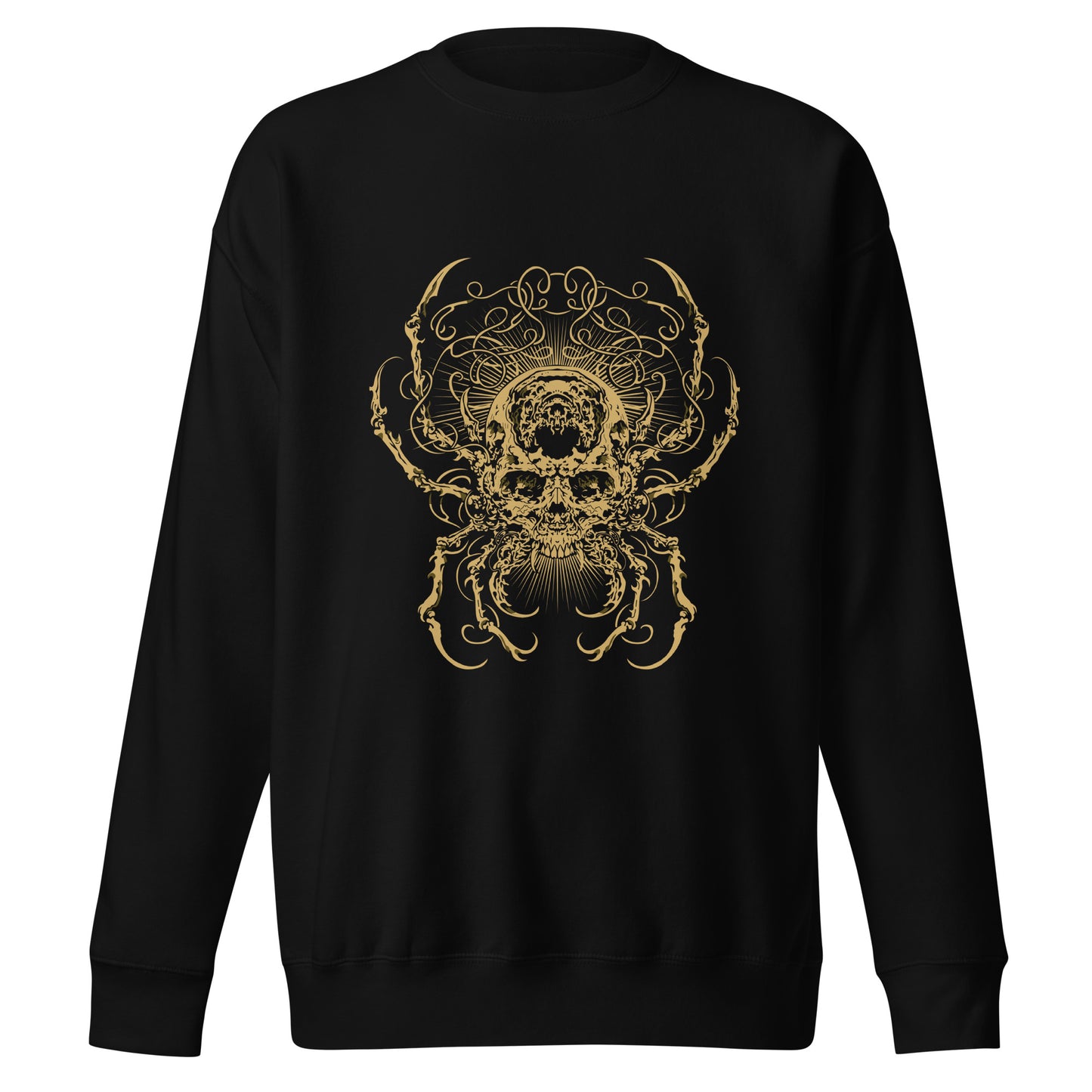 Skull Spider - Premium Unisex Crewneck Sweatshirt
