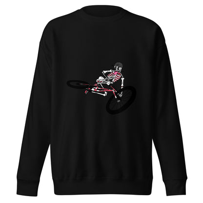 Skelton Rider - Premium Unisex Crewneck Sweatshirt
