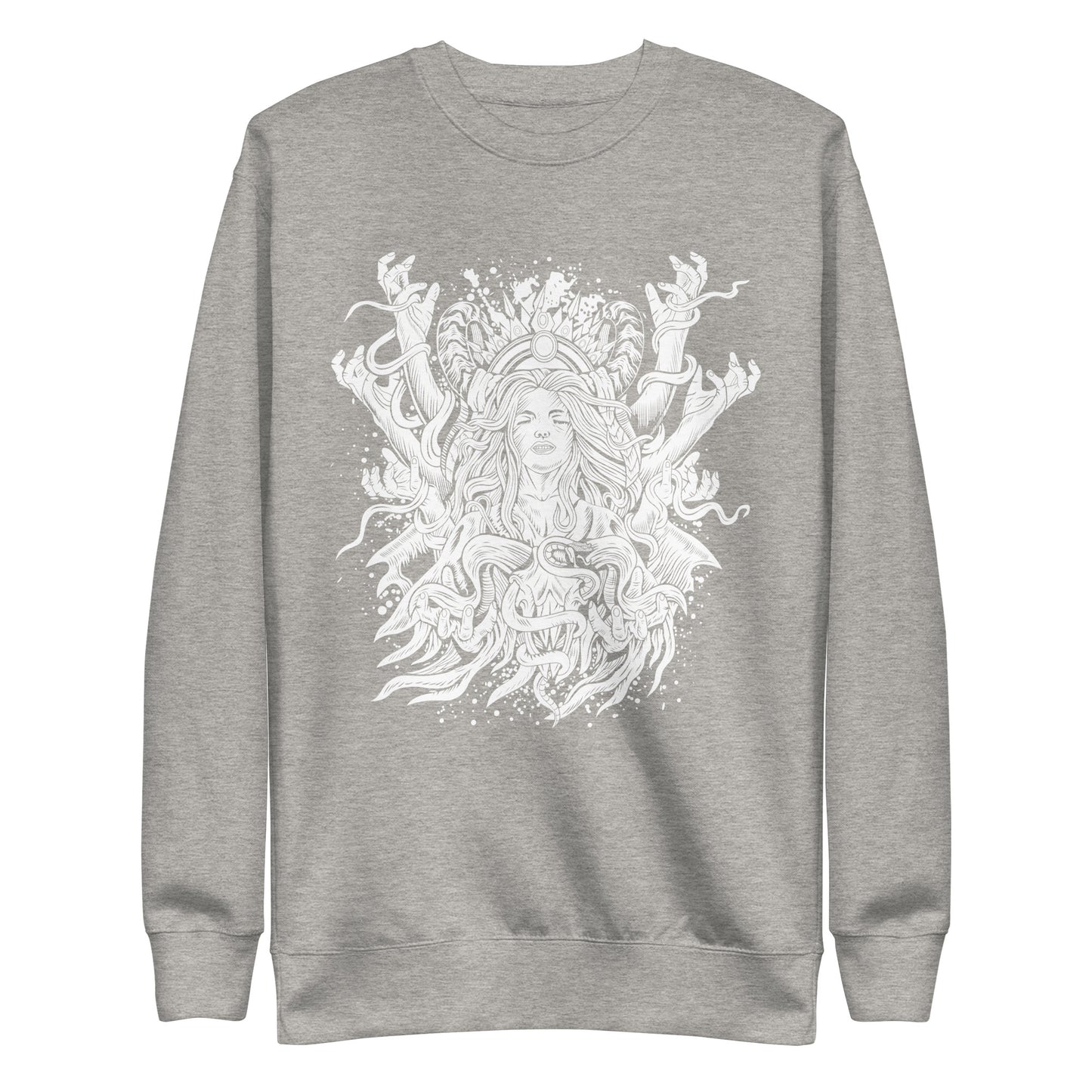 Dark Spirit B&W - Unisex Premium Sweatshirt