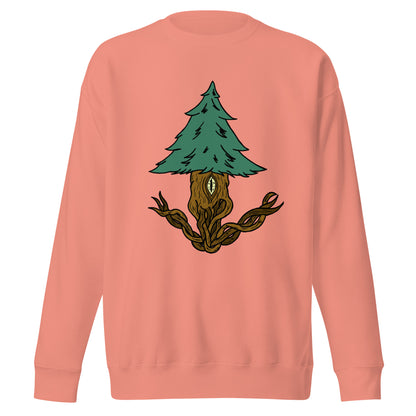 Treevy Tree - Premium Unisex Crewneck Sweatshirt