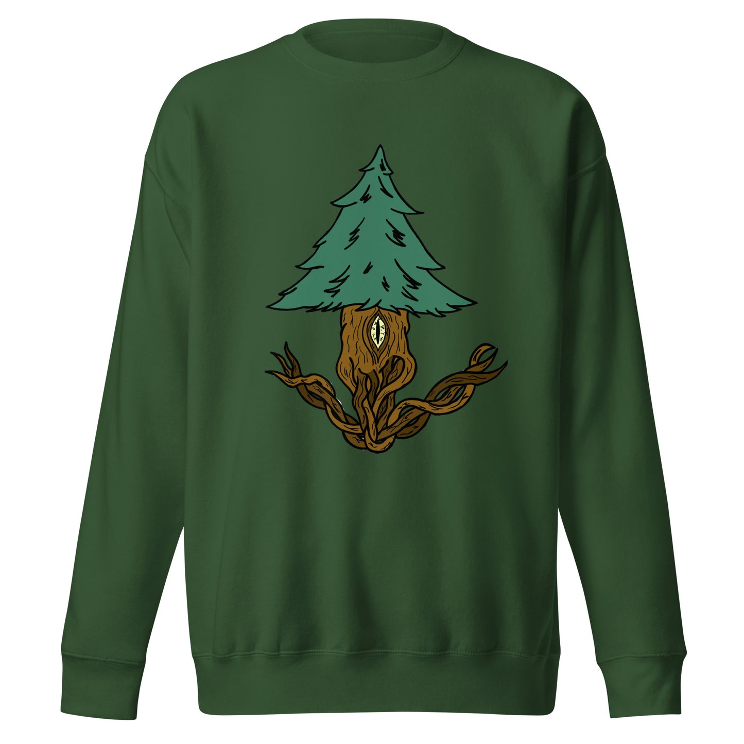 Treevy Tree - Premium Unisex Crewneck Sweatshirt