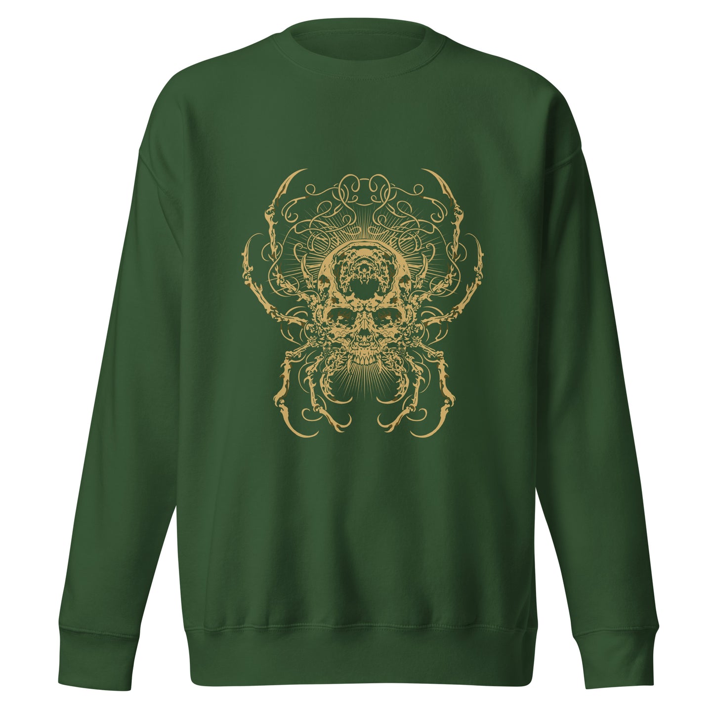Skull Spider - Premium Unisex Crewneck Sweatshirt