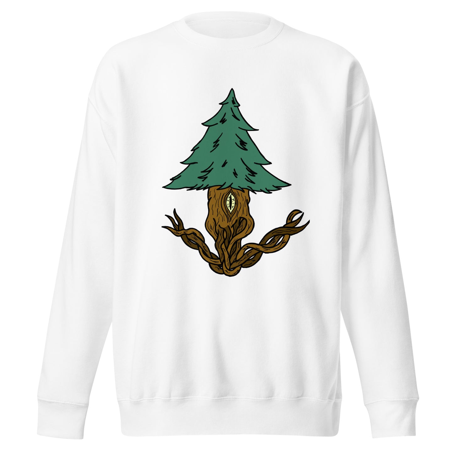 Treevy Tree - Premium Unisex Crewneck Sweatshirt