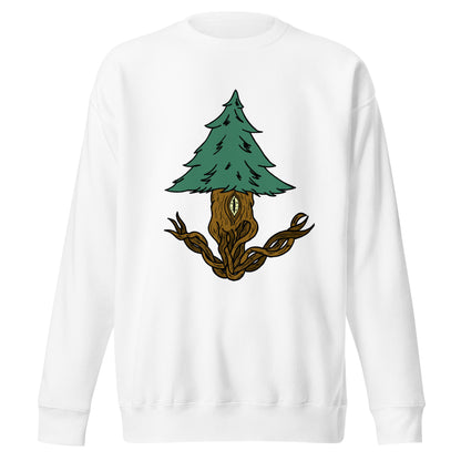 Treevy Tree - Premium Unisex Crewneck Sweatshirt