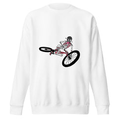 Skelton Rider - Premium Unisex Crewneck Sweatshirt
